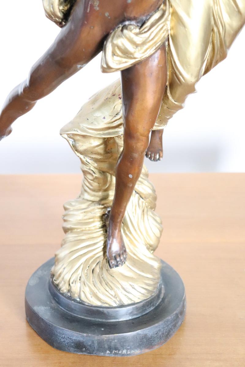 Auguste Moreau - 19th Century Antique Large Bronze Sculpture Signed by ...