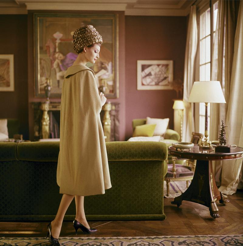 Mark Shaw Mark Shaw Designers Homes Dior Beige Cape 1960