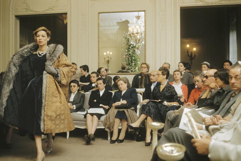 Mark Shaw Mark Shaw Dior Model Wears Tokyo for Buyers 1954