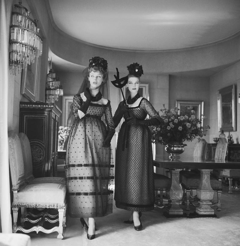 Mark Shaw Mark Shaw Dior Two Girls in Dresses by Diors New Designer