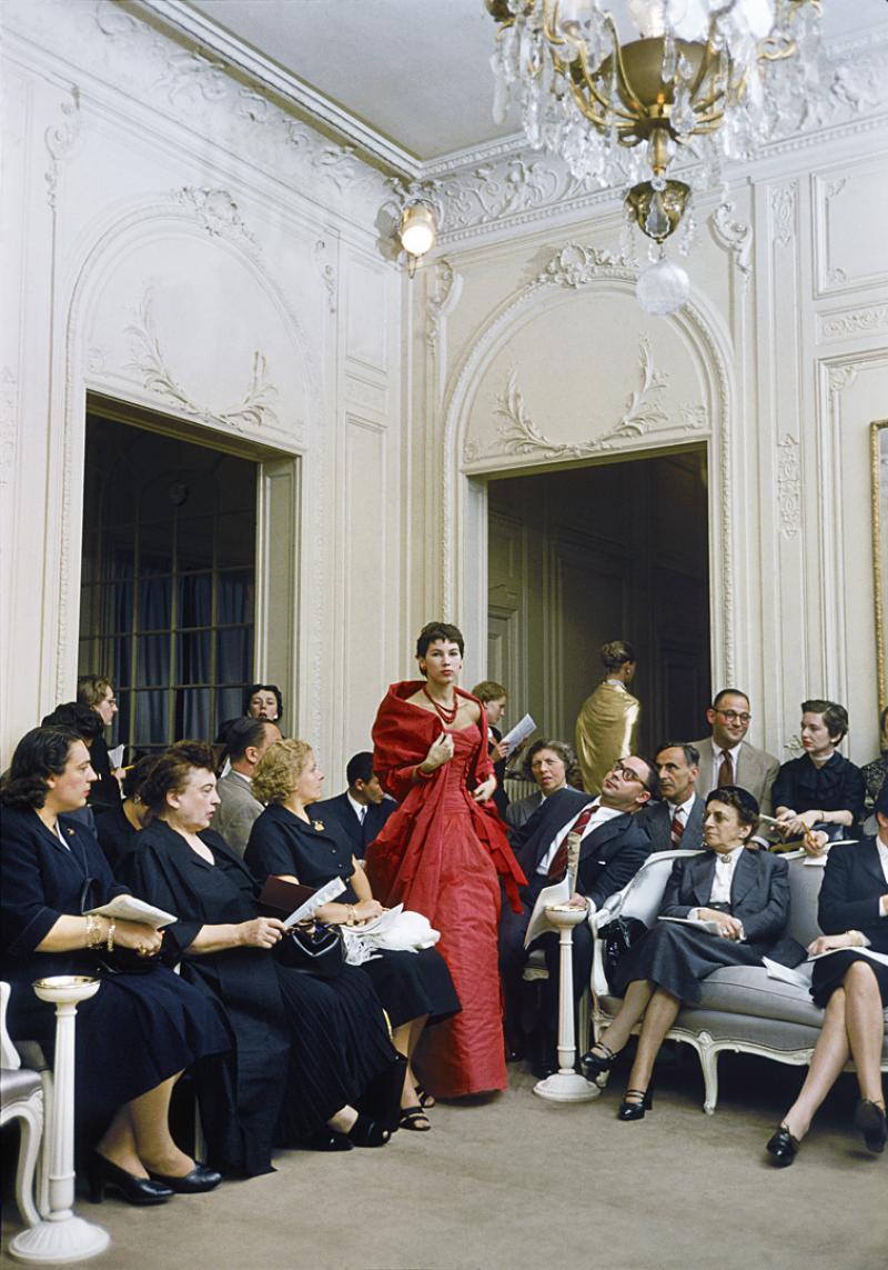 Mark Shaw Mark Shaw Salon Dior Man Agog Red Gown