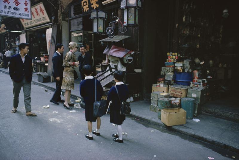 Mark Shaw Mark Shaw Tiger Morse in Leopard Print School Girls 1962