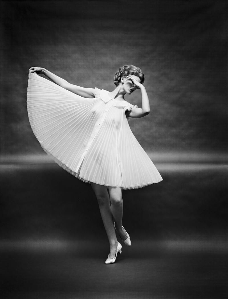 Mark Shaw Mark Shaw Vanity Fair Pleated Babydoll Circa 1955