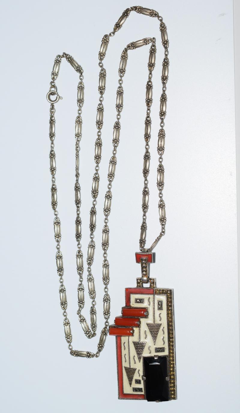 Theodor Fahrner - Theodor Fahrner Pendant Necklace Art Deco