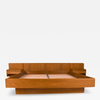 Nordisk Andels-eksport - Danish Modern Teak King Platform Bed With 