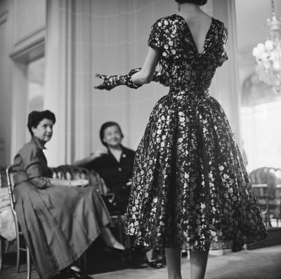 Mark Shaw Mark Shaw Dior Vivante Metallic Dress 1953