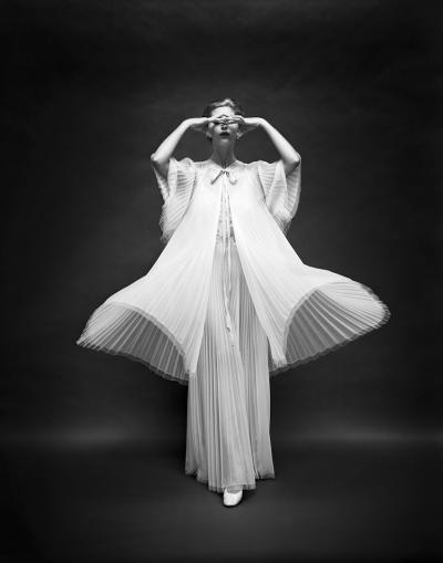 Mark Shaw Mark Shaw Vanity Fair Butterfly Robe Front Circa 1955