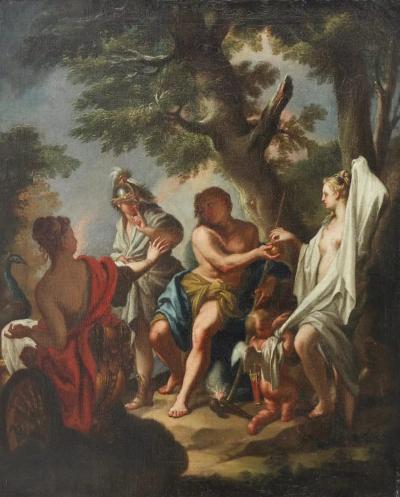 The Judgement Of Paris Flemish School Early 18th Century