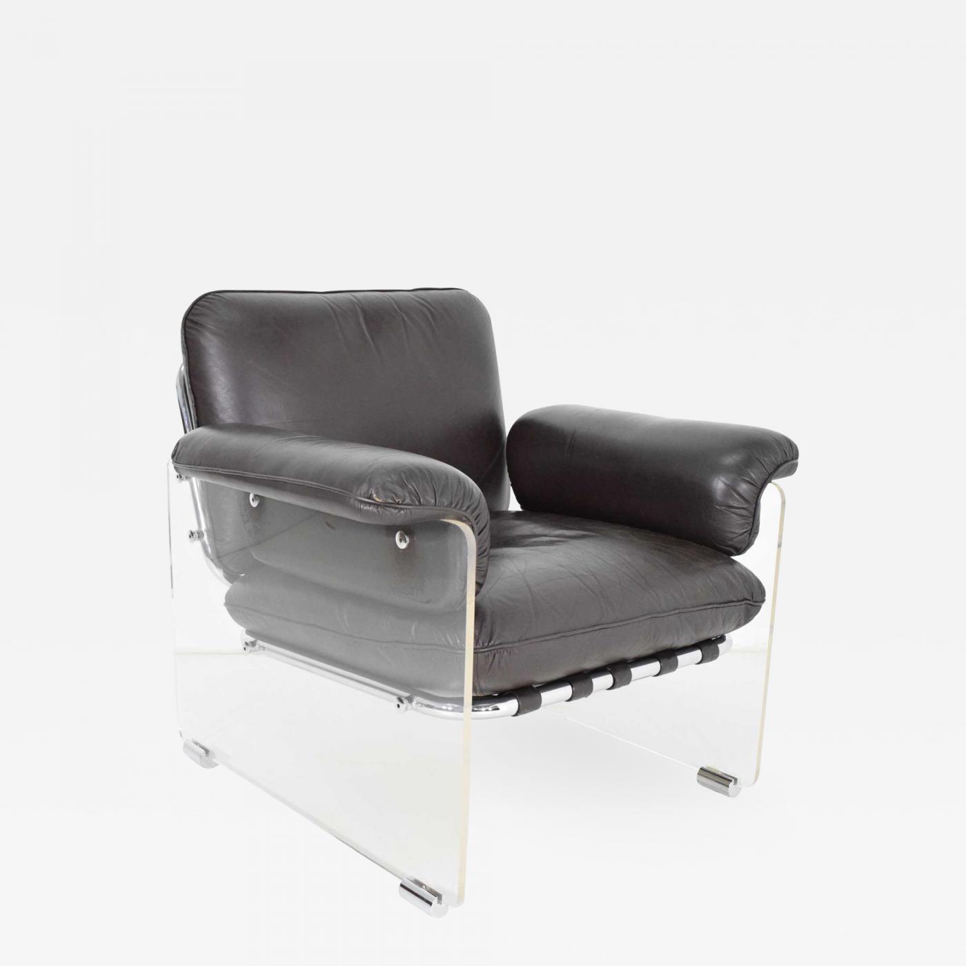 Pace Collection - Pace Collection Argenta Lucite Lounge Chair