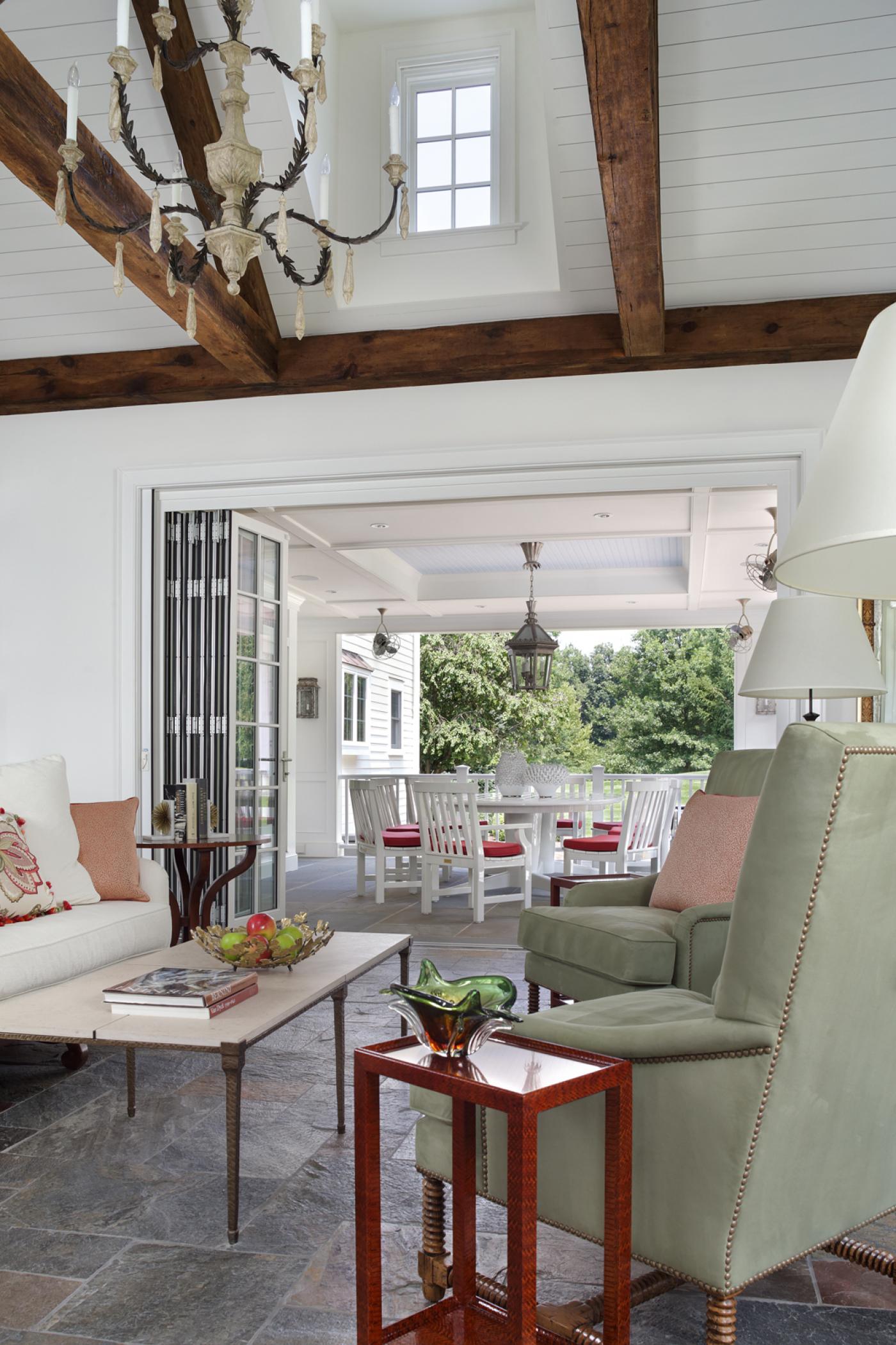 Sunroom A Modern Melange By J. Stephens Interiors