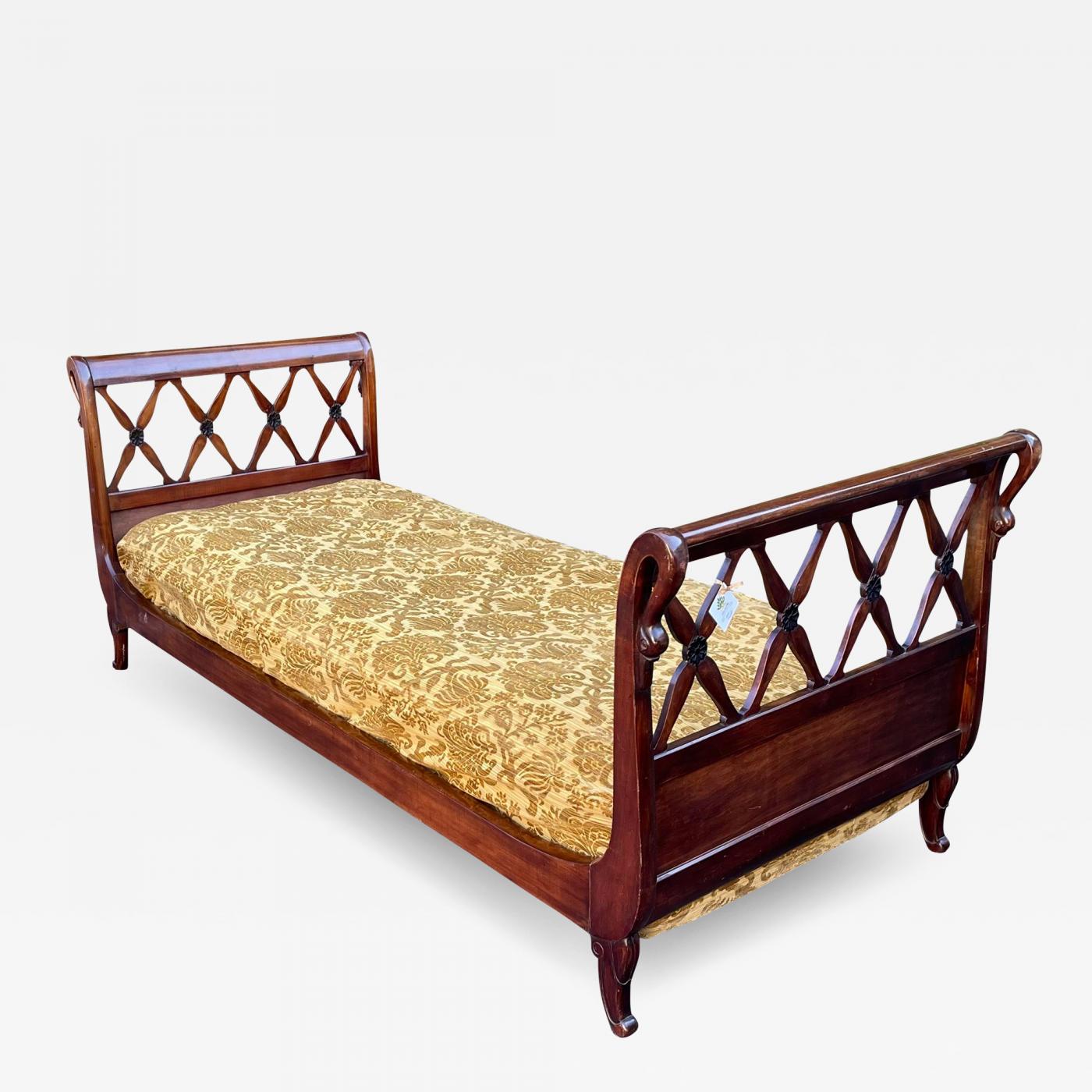 antique swan bed