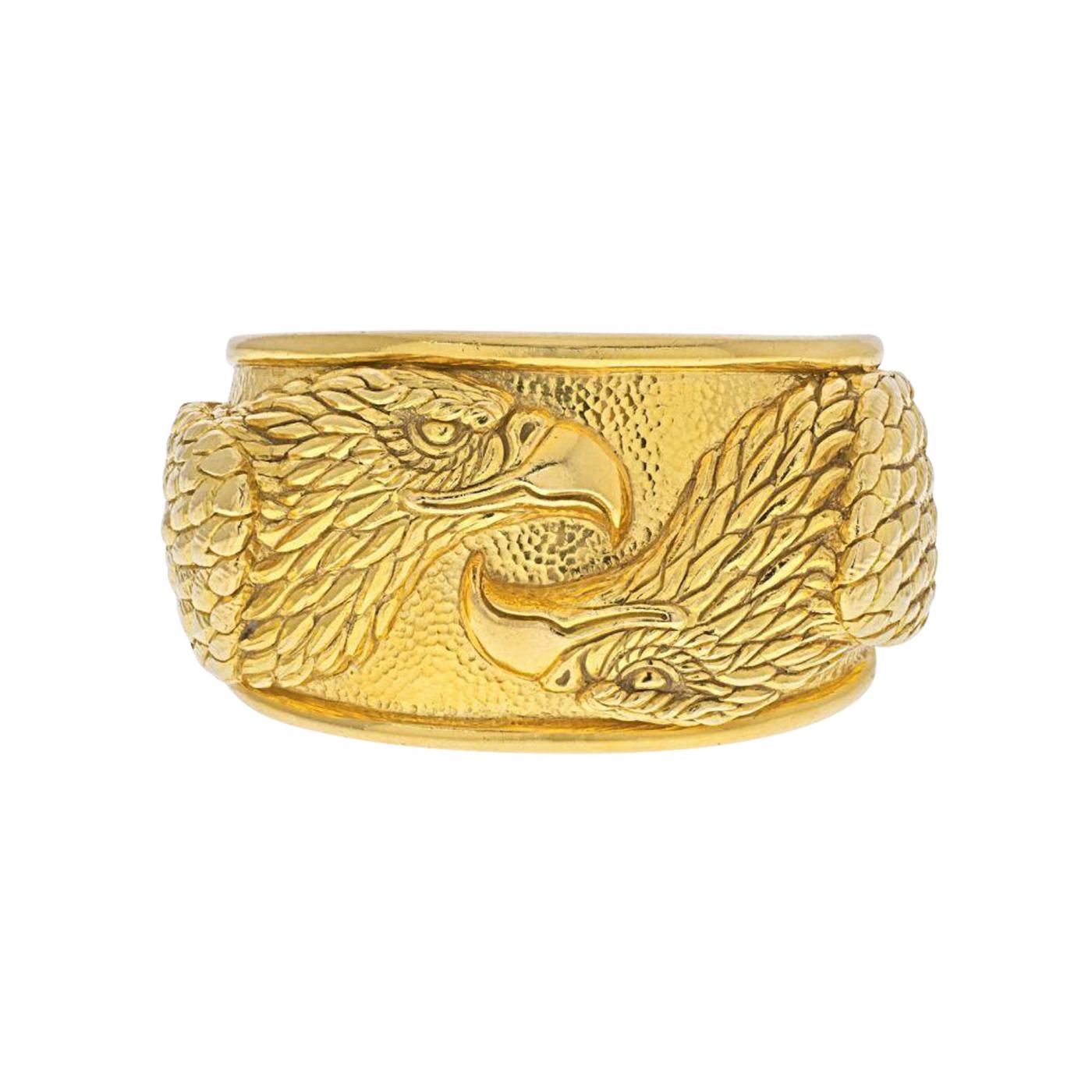 gold eagle bracelet