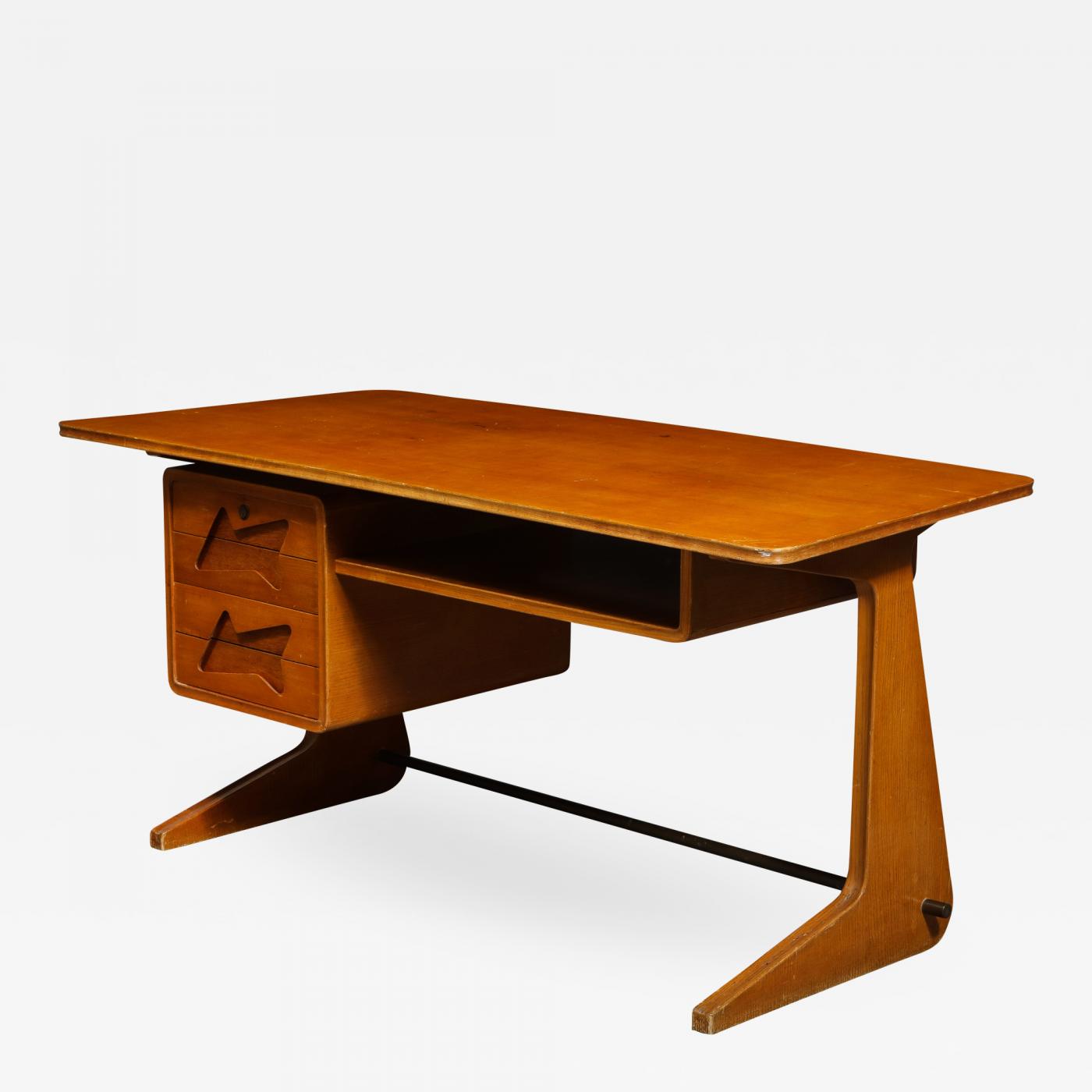 Desk in the Manner of Gio Ponti, Italy, c. 1950s