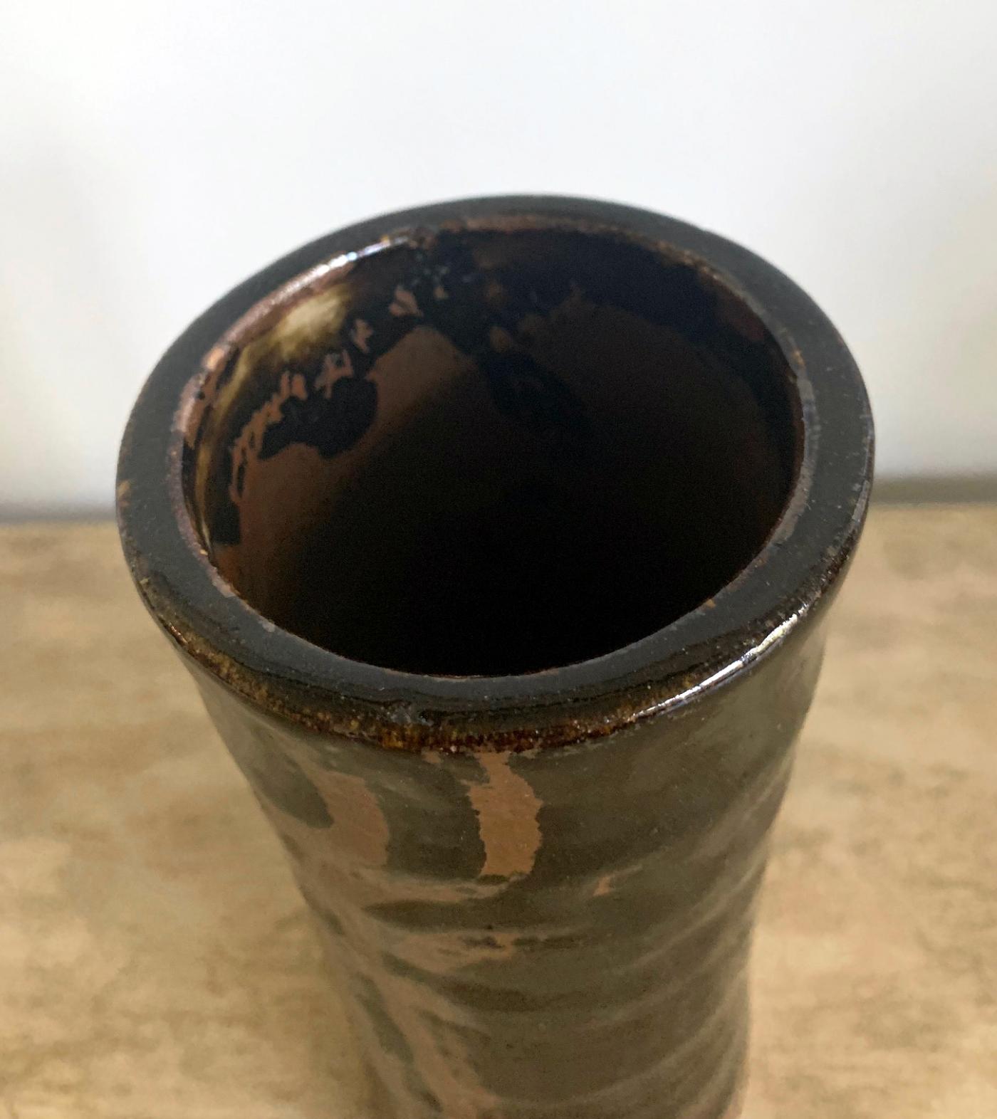 Hamada Shoji - Japanese Ceramic Vase Mingei Style Hamada Shoji
