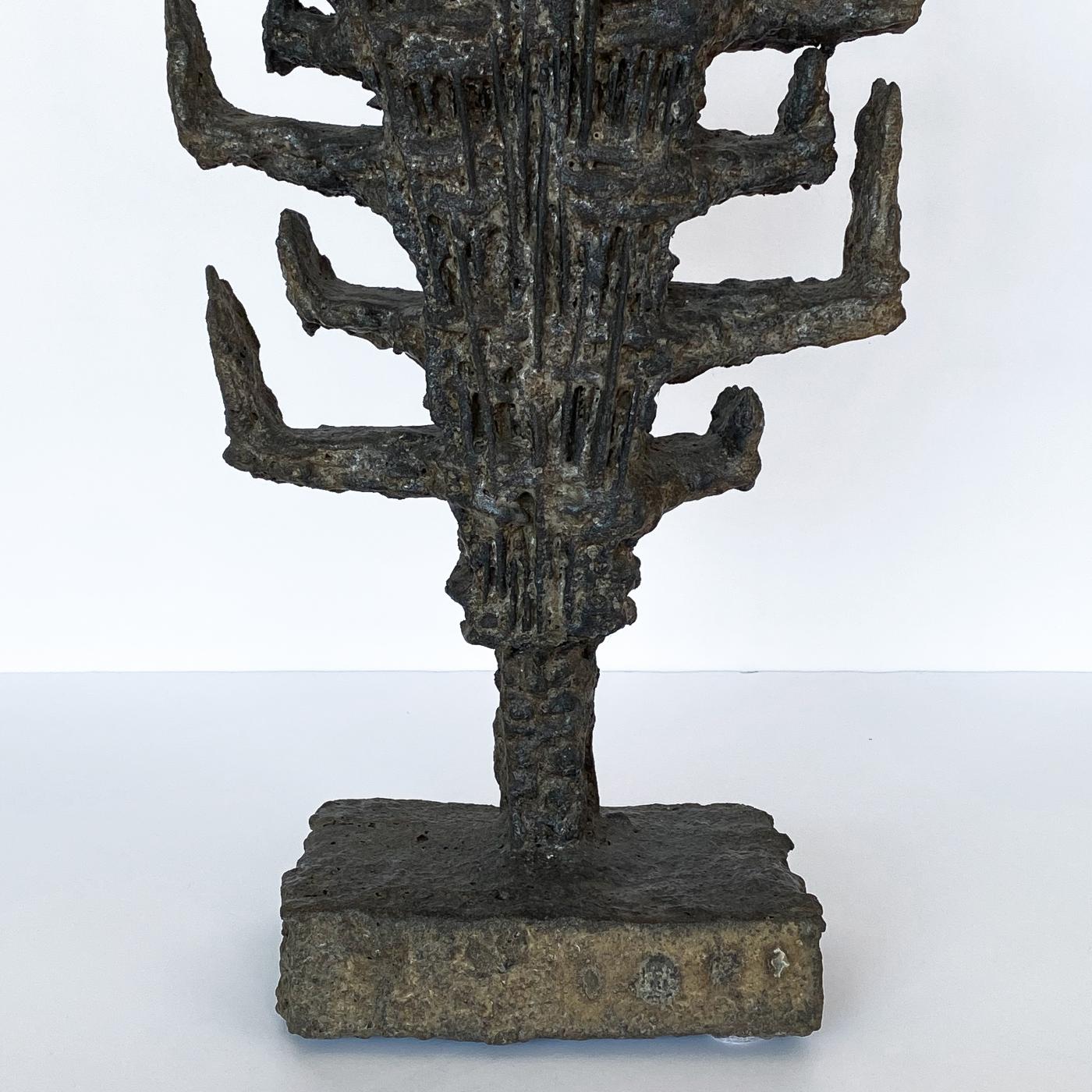 Pia Manu - Pia Manu Brutalist Abstract Sculpture