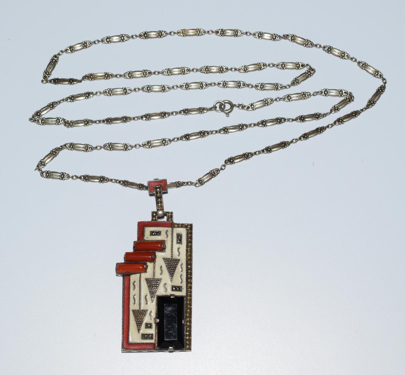 Theodor Fahrner - Theodor Fahrner Pendant Necklace Art Deco