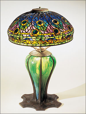 Tiffany Lamp Nwisteria Leaded Glass And Bronze Table Lamp In The Form Of A  Tree By Louis Comfort Tiffany C1900 Poster Print by (24 x 36)